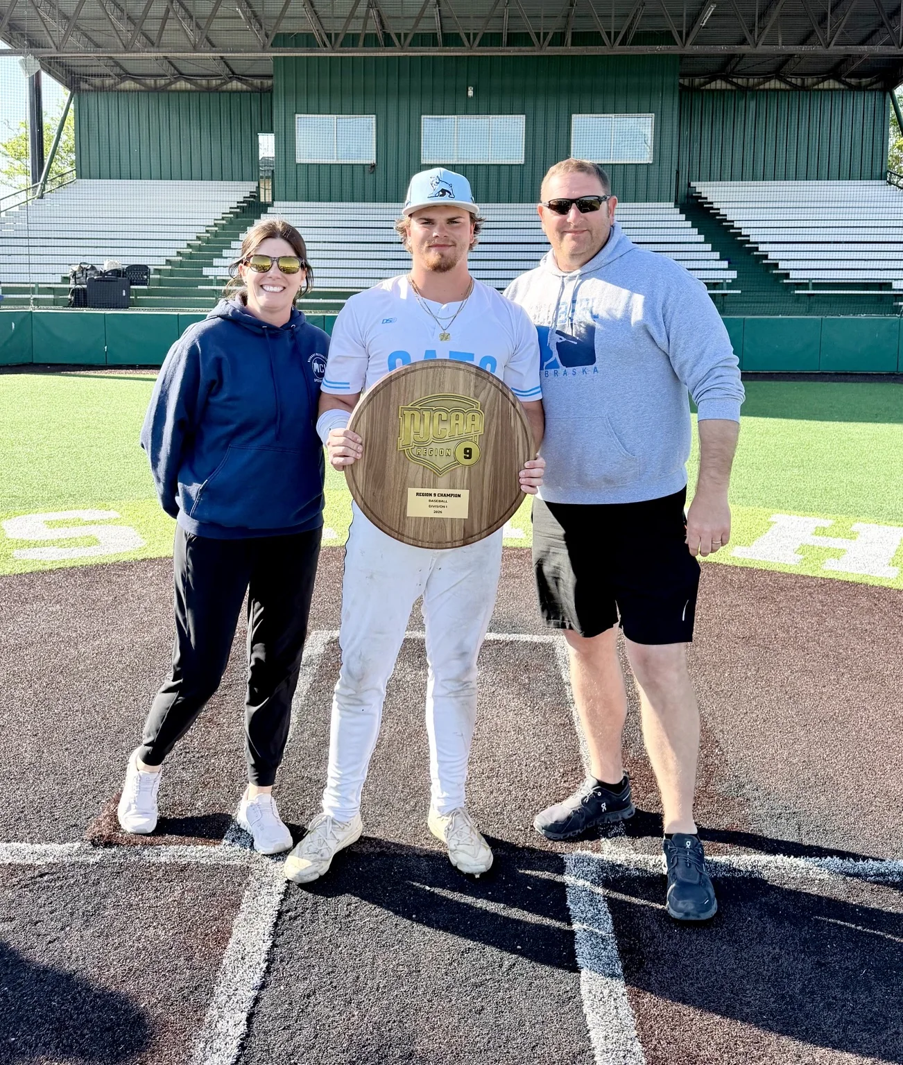 Jacob with family after a championship